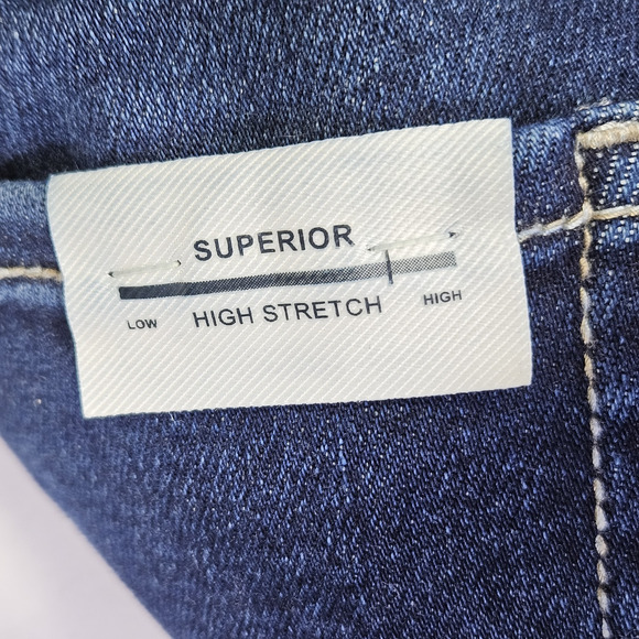 BKE Jeans Women 30 Gabby Curvy Fit Boot Cut High Rise Stretch Denim BGK614R Blue - Picture 13 of 16